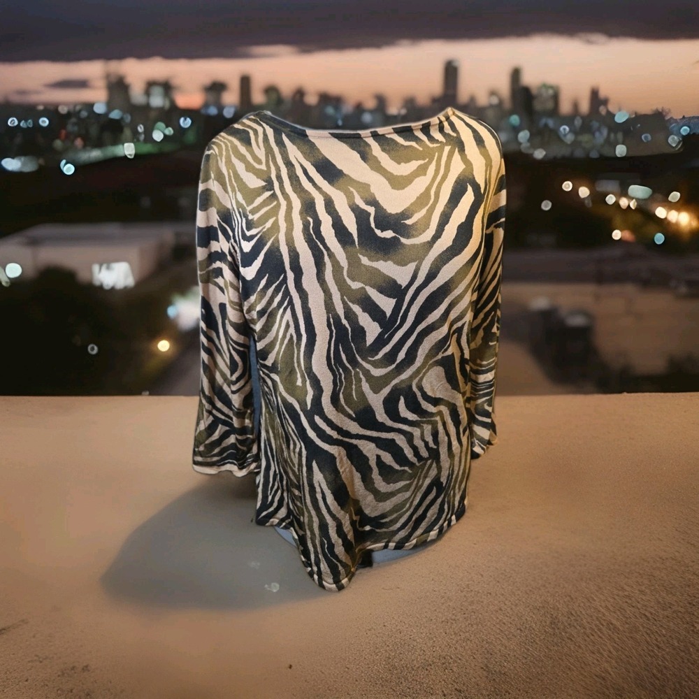 Women's‎ Animal print Sweater XL  JONES NEW YORK